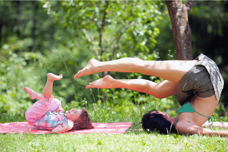 family  toddler yoga